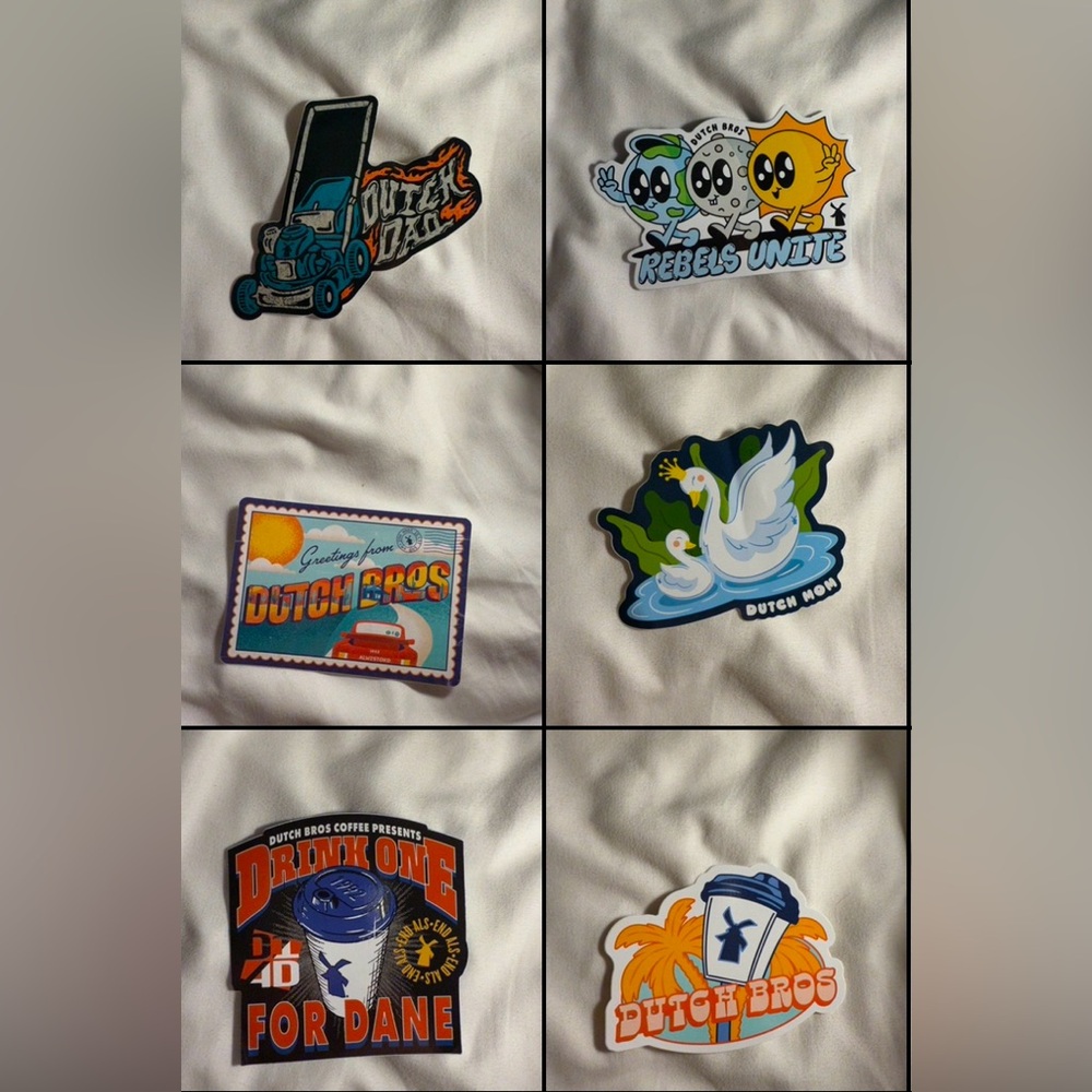 Dutch Bros Sticker Set